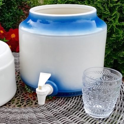 Ceramic Water Dispenser (blue)