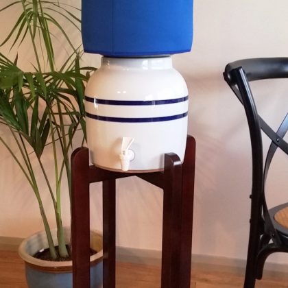 Ceramic Water Dispenser (double blue band)